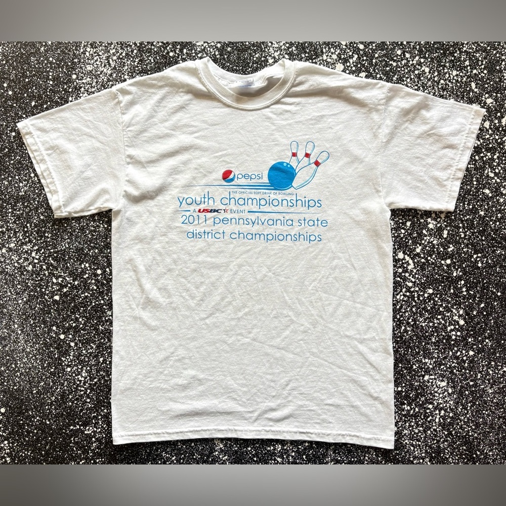 Pepsi Youth Championships Bowling Tee Adult Size Medium